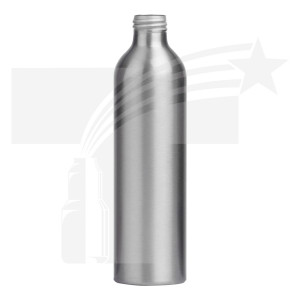 Botella de Aluminio 250 ml R-24/410 plata mate AL-250